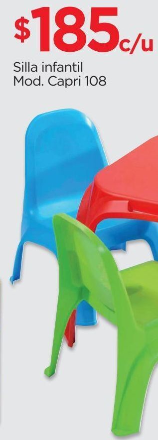Chedraui Silla italhome capri 108 infantil oferta