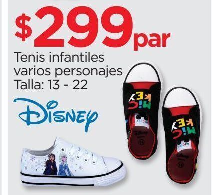 Chedraui Tenis licencia disney mickey oferta