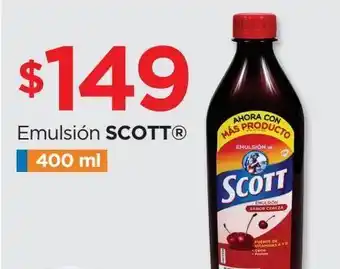 Chedraui Emulsion scott cereza 400 ml oferta