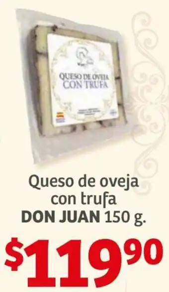 Soriana Híper Queso de Oveja con Trufa Don Juan 150g oferta