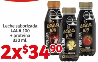 Soriana Híper Lala 100 Leche Saborizada + Proteína 2x330ml oferta