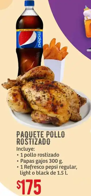 Soriana Híper Paquete Pollo Rostizado 1,5L oferta