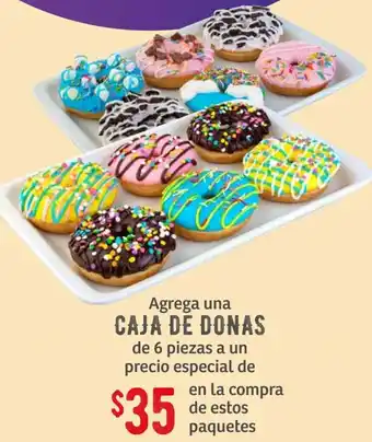 Soriana Híper Agrega Una Caja de Donas 6 Piezas oferta