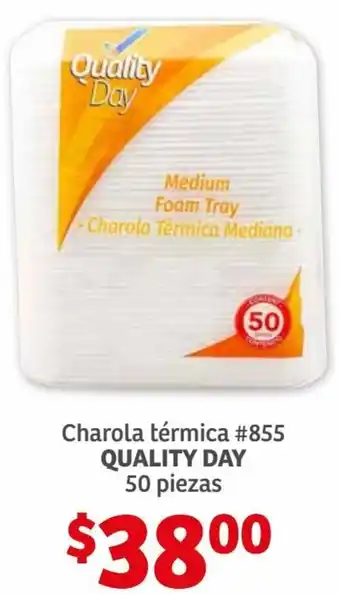 Soriana Híper Quality Day Charola Térmica 50 Piezas #855 oferta