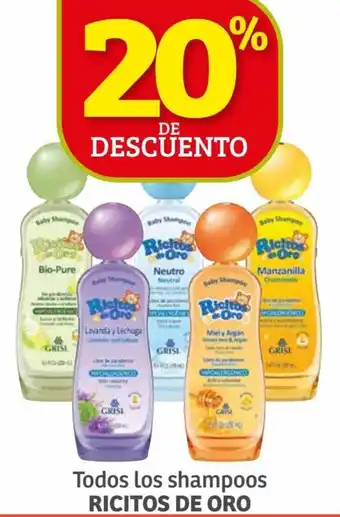 Soriana Híper Ricitos de Oro Todos Los Shampoos oferta