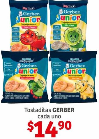 Soriana Híper Gerber Tostaditas oferta