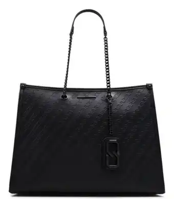 Aldo Bolso tote negro veleria monogram mujer oferta