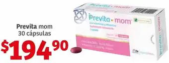 Soriana Híper Previta Mom 30 Cápsulas oferta