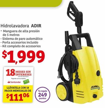 Soriana Híper Adir Hidrolavadora oferta