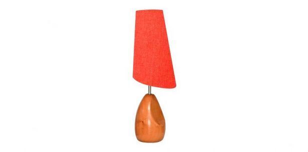 Muebles Dico Lámpara de  mesa lirno  rojo oferta