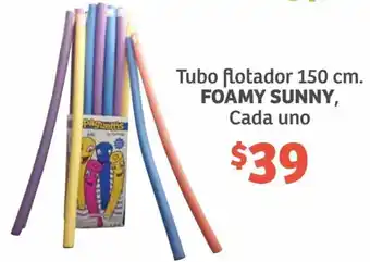 Soriana Híper Foamy Sunny Tubo Flotador 150cm oferta