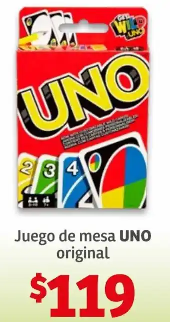Soriana Híper Uno Juego de Mesa Original oferta