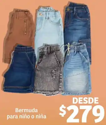 Soriana Híper Bermuda para Niño o Niña oferta