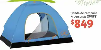 Xwift Tienda de Campaña 4 Personas