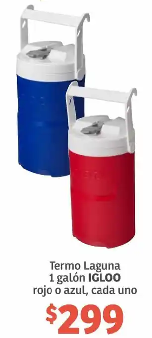 Soriana Híper Igloo Termo Laguna 1 Galón rojo o Azul oferta
