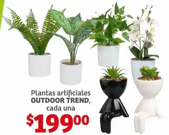 Soriana Híper Outdoor Trend Plantas Artificiales oferta