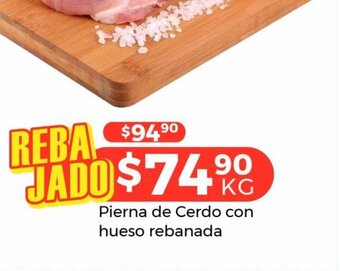 HEB Pierna de Cerdo con Hueso Rebanada oferta