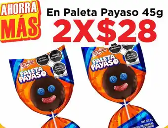 HEB En Paleta Payaso 2x45g oferta