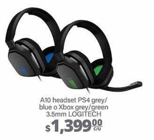 La Comer A10 headset ps4 grey logitech oferta