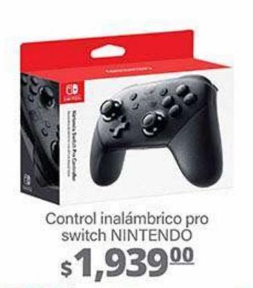 La Comer Control inalámbrico pro switch nintendo oferta