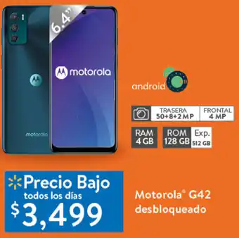 Walmart Motorola G42 Desbloqueado oferta