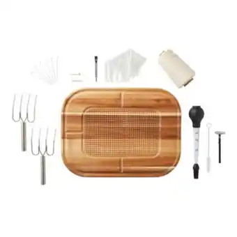 Set de utensilios para preparar pavo our table™ 16 piezas