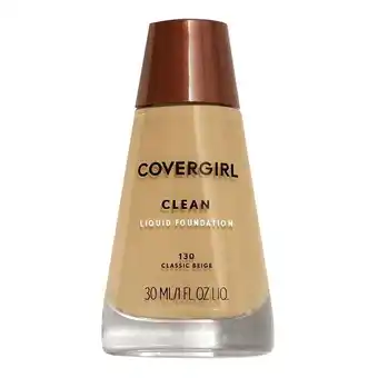 Sanborns Base de maquillaje líquida covergirl clean 130 classic beige oferta