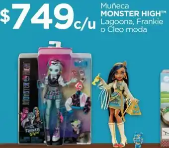 Muñeca Monster High Lagoona, Frankie o Cleo Moda