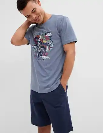 Playera superman cuello redondo para hombre