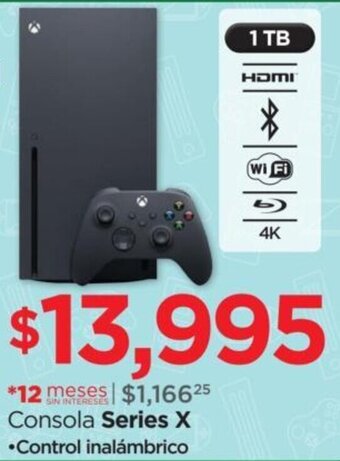 Chedraui Consola Series X oferta