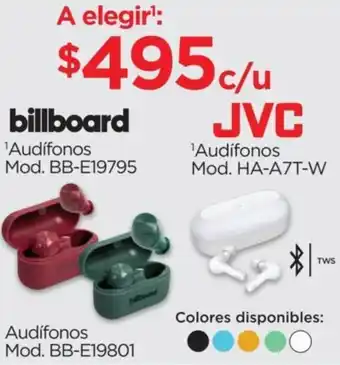 Chedraui Billboard Audífonos/ JVC Audífonos oferta