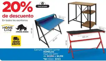 Homeline Escritorio Gamer