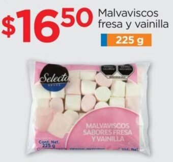 Chedraui Malvaviscos Fresa y Vainilla 225g oferta