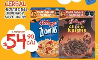 Casa Ley Cereal Zucaritas 600g Y Cereal Choco Krispis 540g Kellogg's oferta