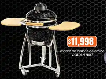 La Comer Golden Hills Asador de Carbón Cerámico oferta