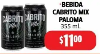 Farmacias Guadalajara BEBIDA CABRITO MIX PALOMA 355 ml. oferta