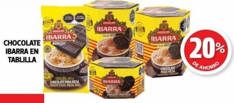 Farmacias Guadalajara CHOCOLATE IBARRA EN TABLILLA oferta