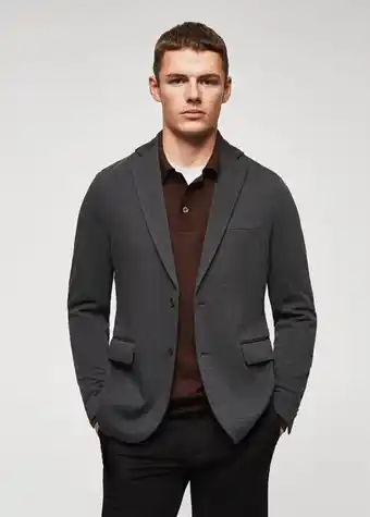 Americana slim fit microestructura