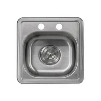 El Bodegón Combo fregadero tarja avera acero inox empotre plata paf01s oferta
