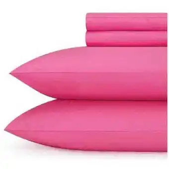 Hemsa Set de sabanas microfibra matrimonial rosa kyuden home oferta
