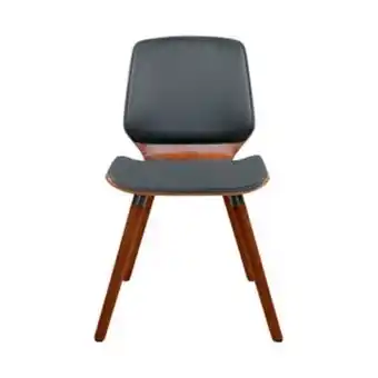 Silla alterego baldwin nogal con negro