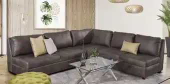 Muebles Dico Sala modular gea montana café 3 piezas oferta