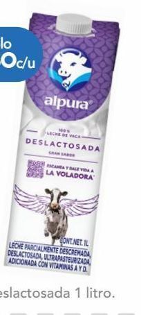 Alpura 2000 leche líquida deslactosada