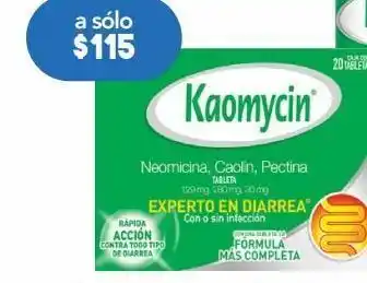 Farmacia San Pablo Kaomycin con neomicina 20 tableta oferta