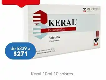 Farmacia San Pablo Keral 10ml 10 sobres. oferta