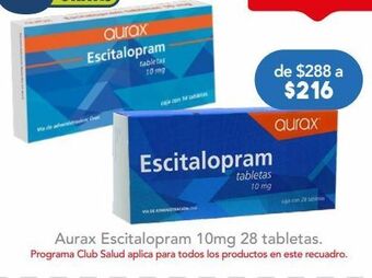 Farmacia San Pablo Escitalopram 10 mg oferta