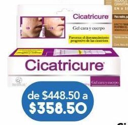 Farmacia San Pablo Cicatricure gel cicatrices para cara y cuerpo oferta