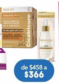 Farmacia San Pablo Cicatricure gold lift sérum facial efecto tensor para rostro, cuello y escote oferta