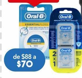 Farmacia San Pablo Oral b hilo dental sin cera 50m oferta