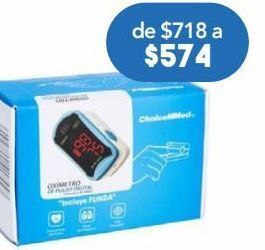 Farmacia San Pablo Choicemmed oximetro de pulso digital incluye funda oferta